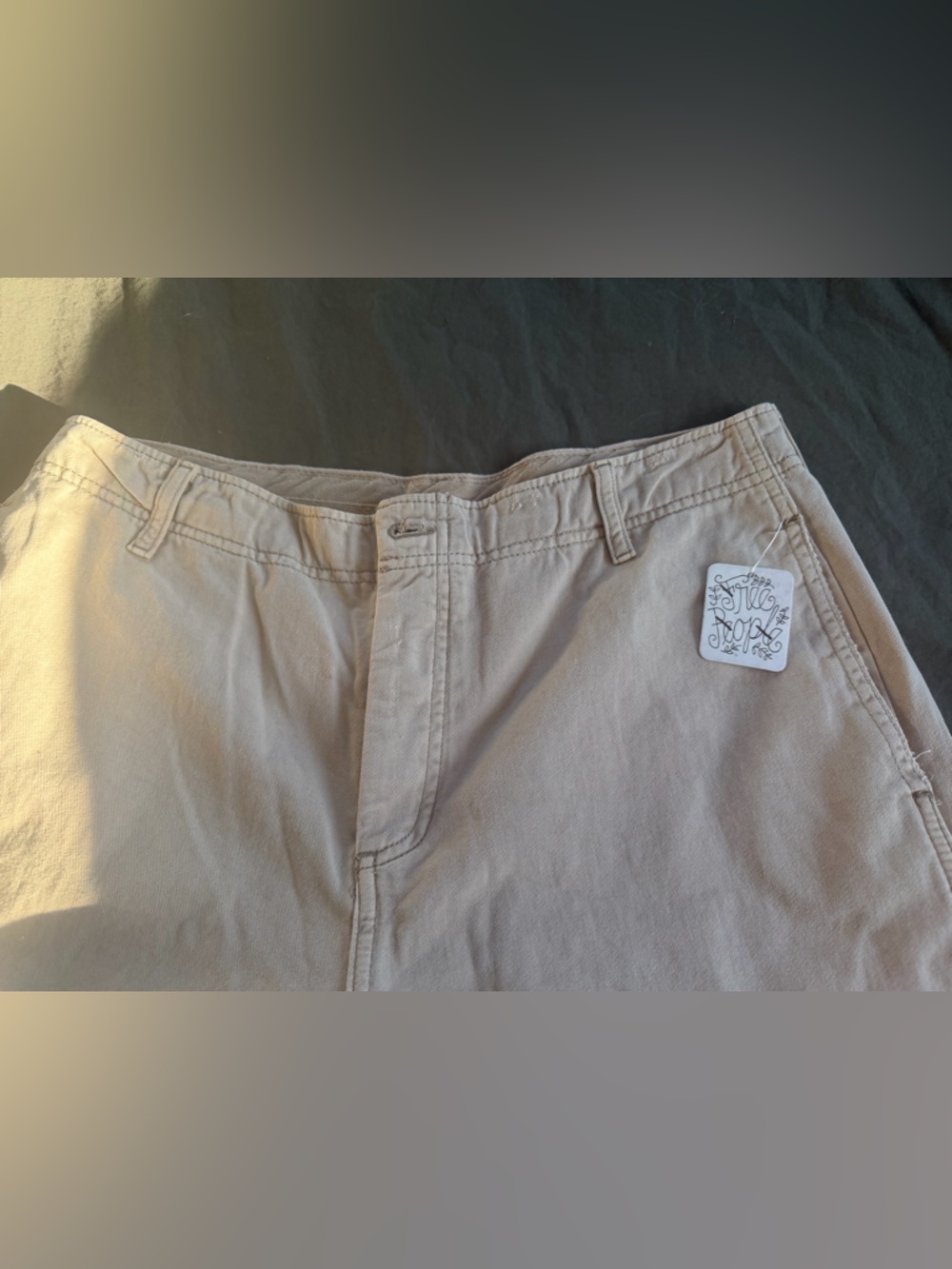 Free People Wide Leg Pants in Light Khaki